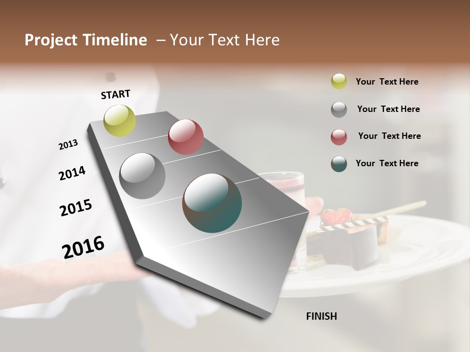 Adult Commercial Kitchen PowerPoint Template