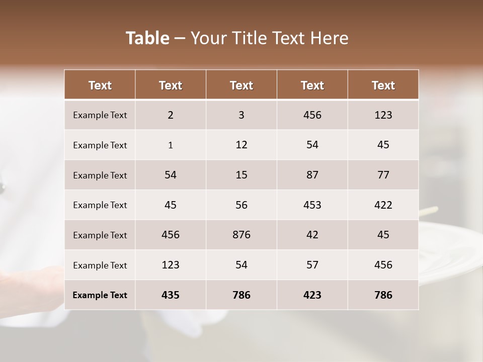 Adult Commercial Kitchen PowerPoint Template