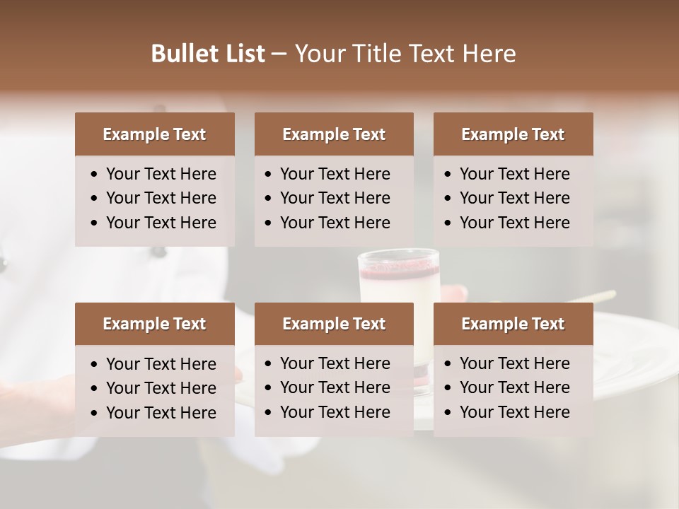 Adult Commercial Kitchen PowerPoint Template