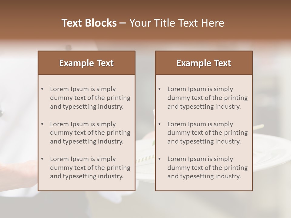 Adult Commercial Kitchen PowerPoint Template