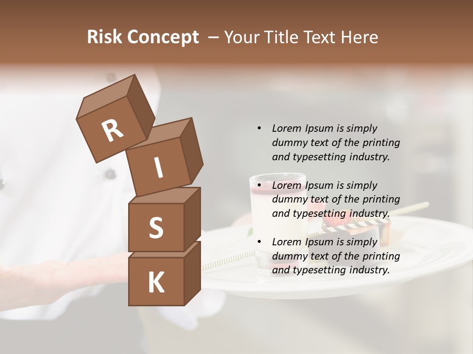 Adult Commercial Kitchen PowerPoint Template