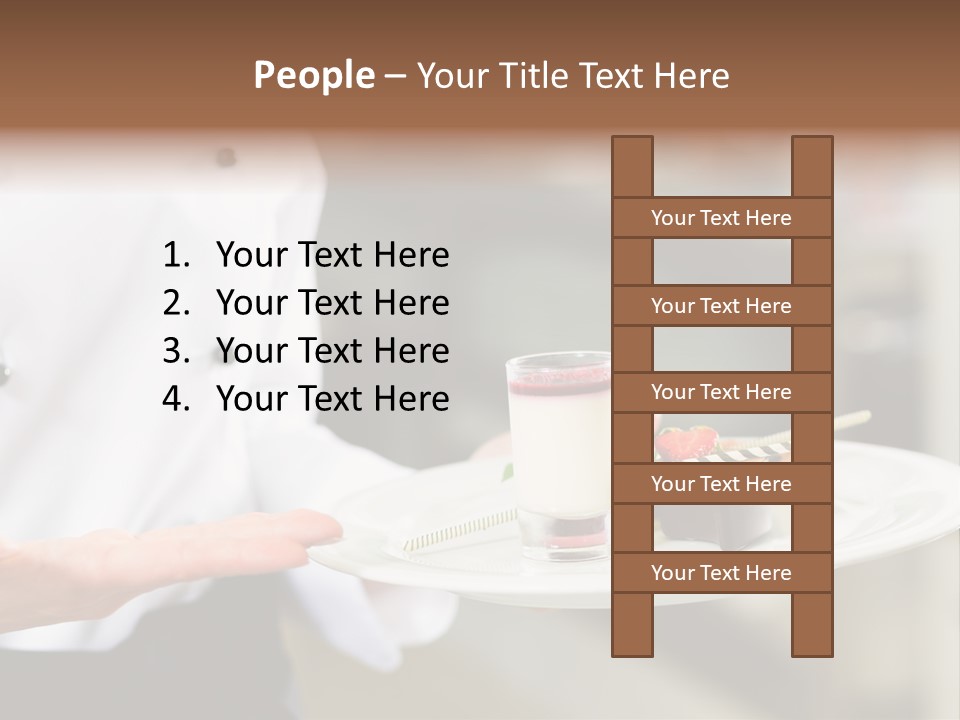 Adult Commercial Kitchen PowerPoint Template