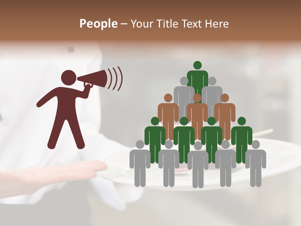 Adult Commercial Kitchen PowerPoint Template