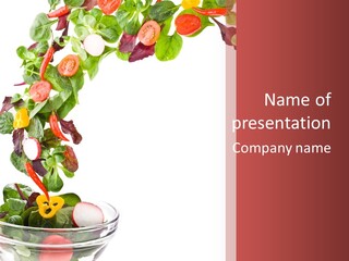 Carrot Red Green PowerPoint Template