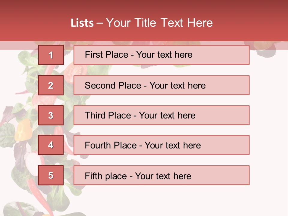 Carrot Red Green PowerPoint Template