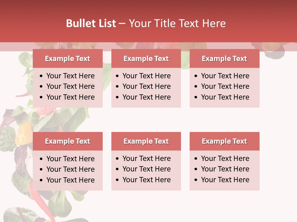 Carrot Red Green PowerPoint Template