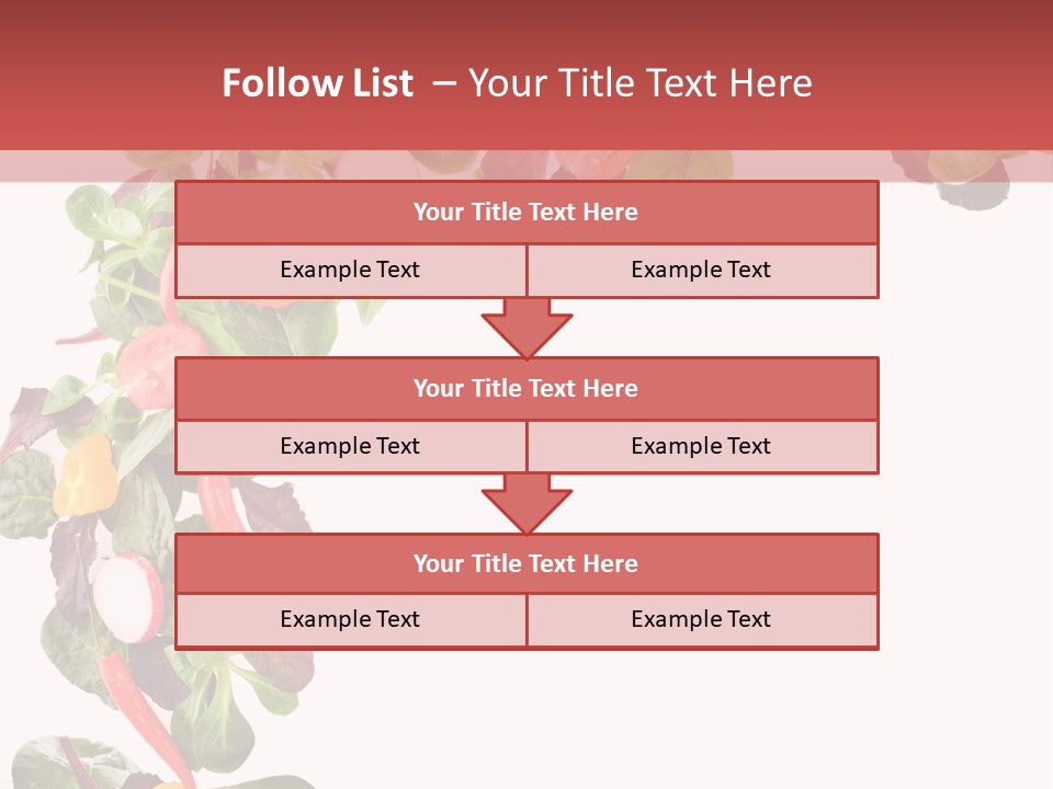 Carrot Red Green PowerPoint Template