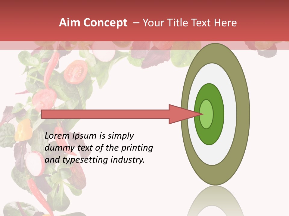 Carrot Red Green PowerPoint Template