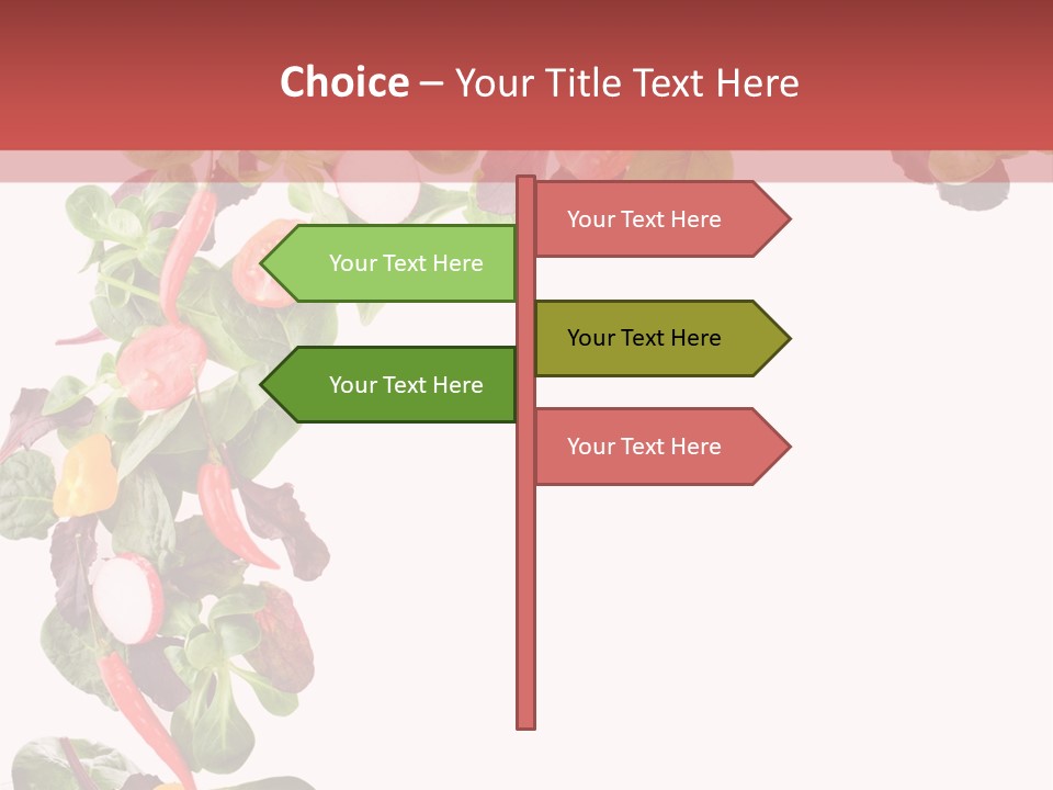 Carrot Red Green PowerPoint Template