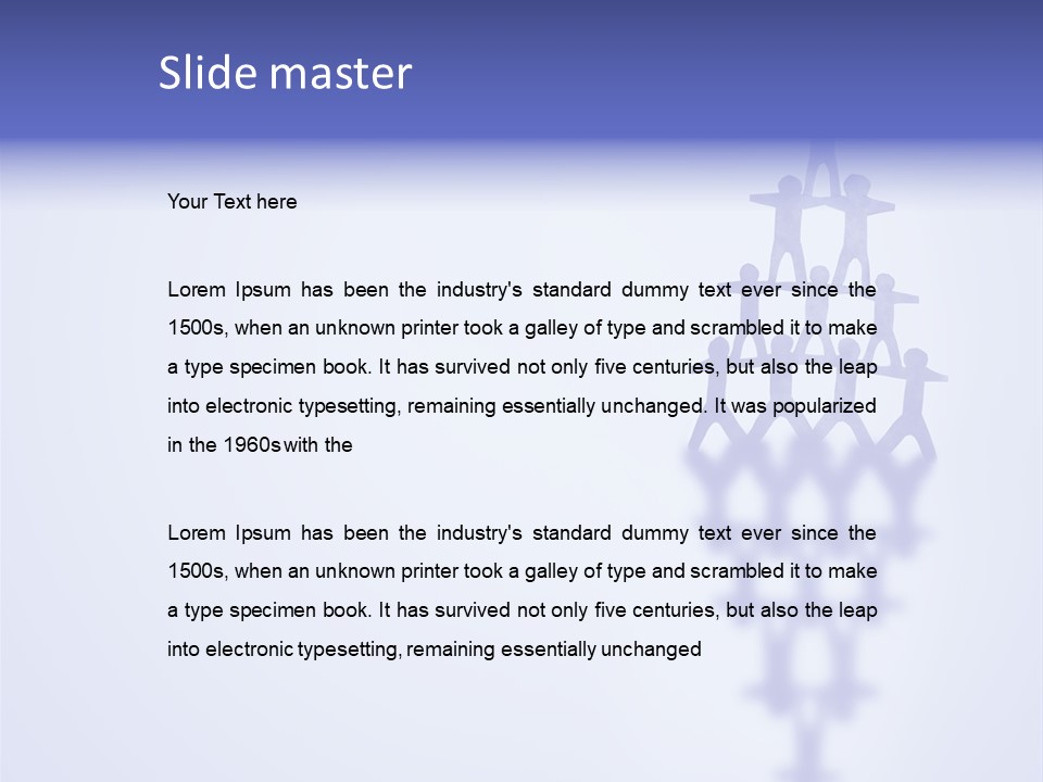 A Group Of People Standing On Top Of A Tower PowerPoint Template