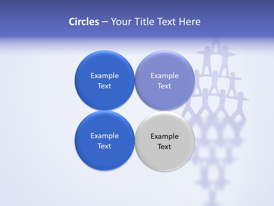 A Group Of People Standing On Top Of A Tower PowerPoint Template