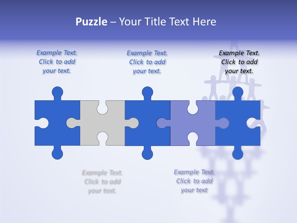 A Group Of People Standing On Top Of A Tower PowerPoint Template