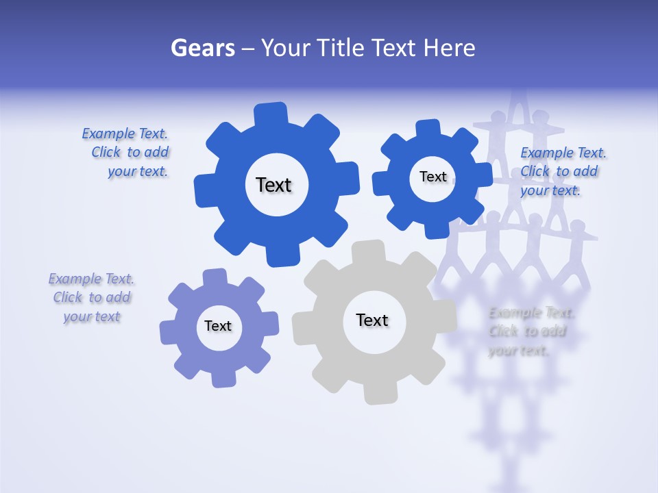 A Group Of People Standing On Top Of A Tower PowerPoint Template