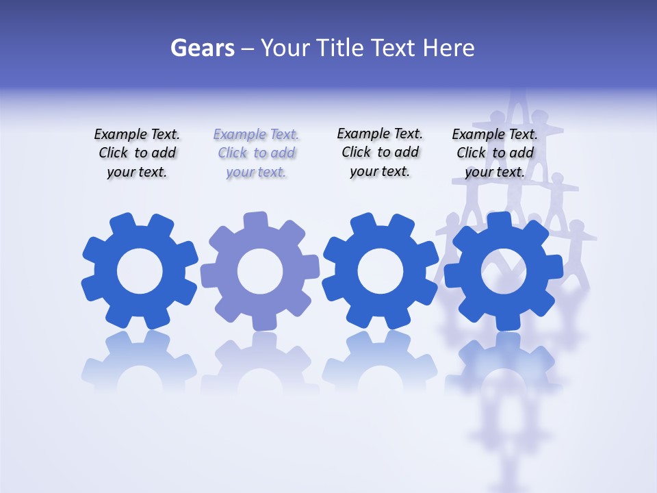 A Group Of People Standing On Top Of A Tower PowerPoint Template