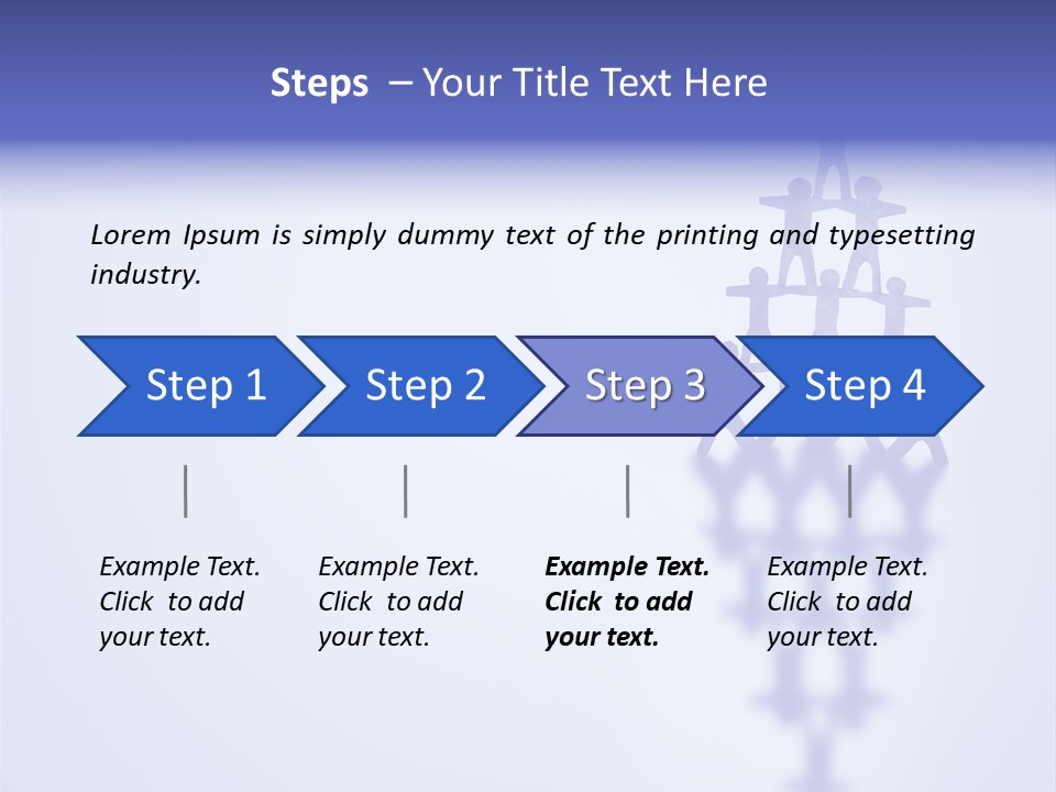 A Group Of People Standing On Top Of A Tower PowerPoint Template