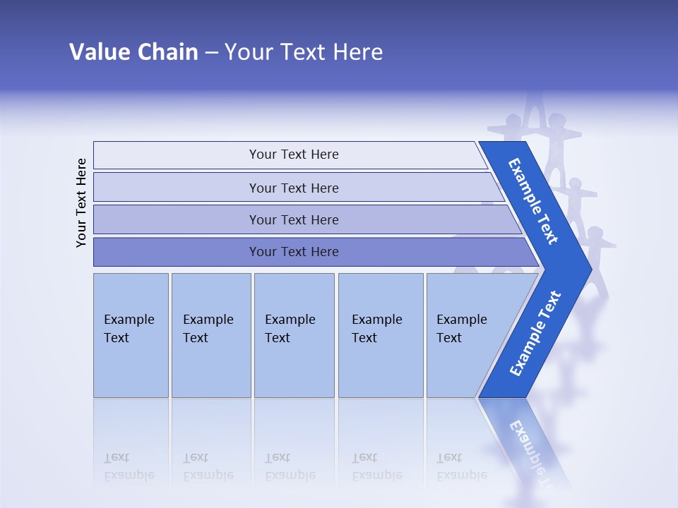 A Group Of People Standing On Top Of A Tower PowerPoint Template