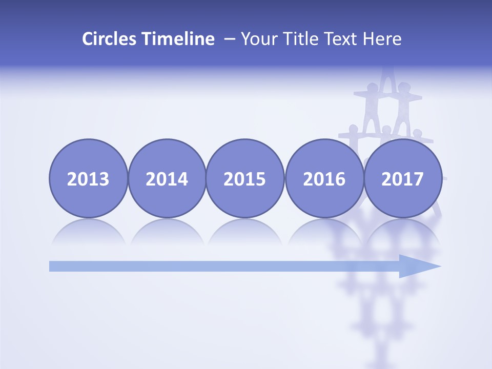 A Group Of People Standing On Top Of A Tower PowerPoint Template