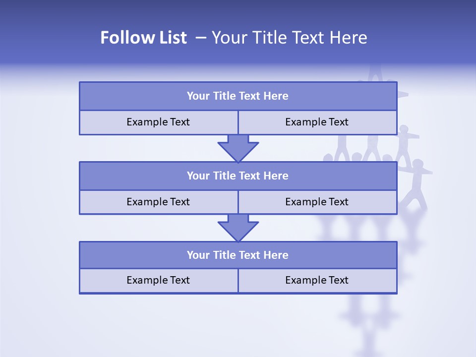 A Group Of People Standing On Top Of A Tower PowerPoint Template