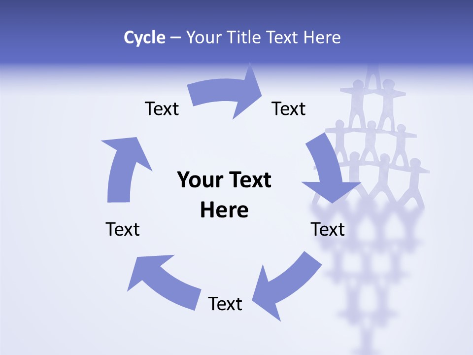 A Group Of People Standing On Top Of A Tower PowerPoint Template