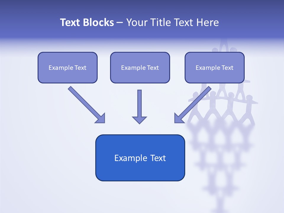 A Group Of People Standing On Top Of A Tower PowerPoint Template