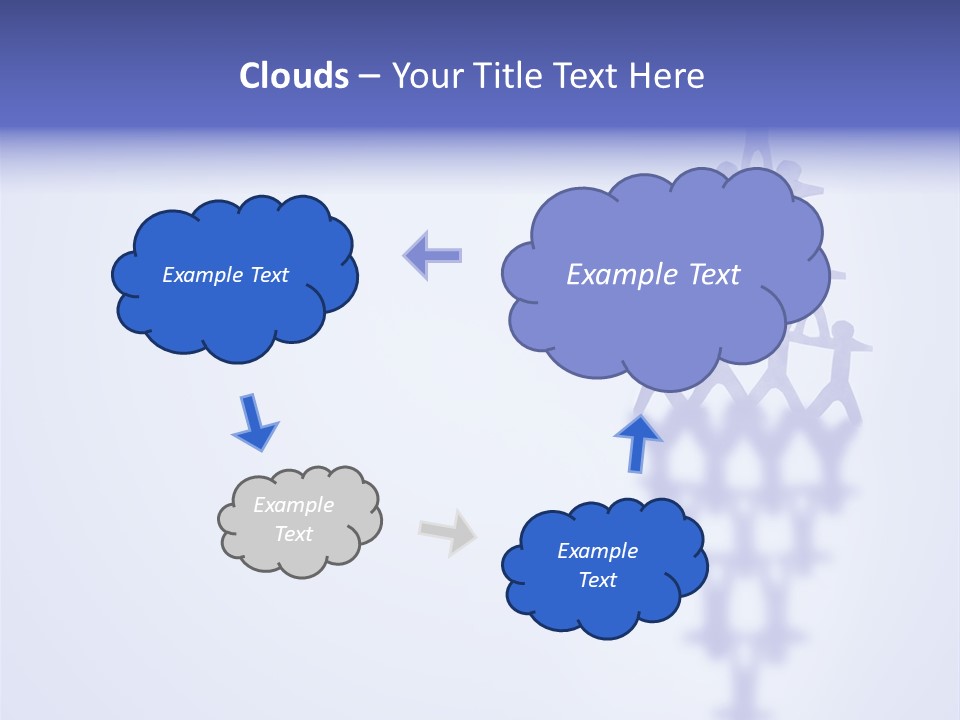 A Group Of People Standing On Top Of A Tower PowerPoint Template