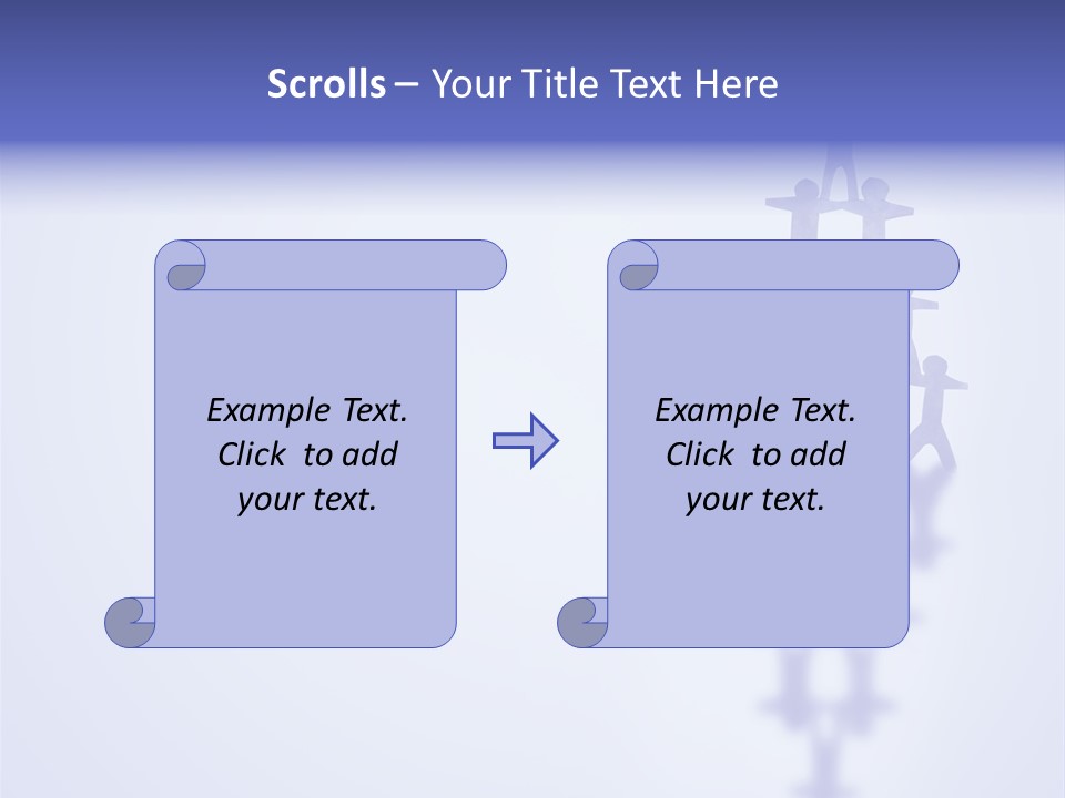 A Group Of People Standing On Top Of A Tower PowerPoint Template