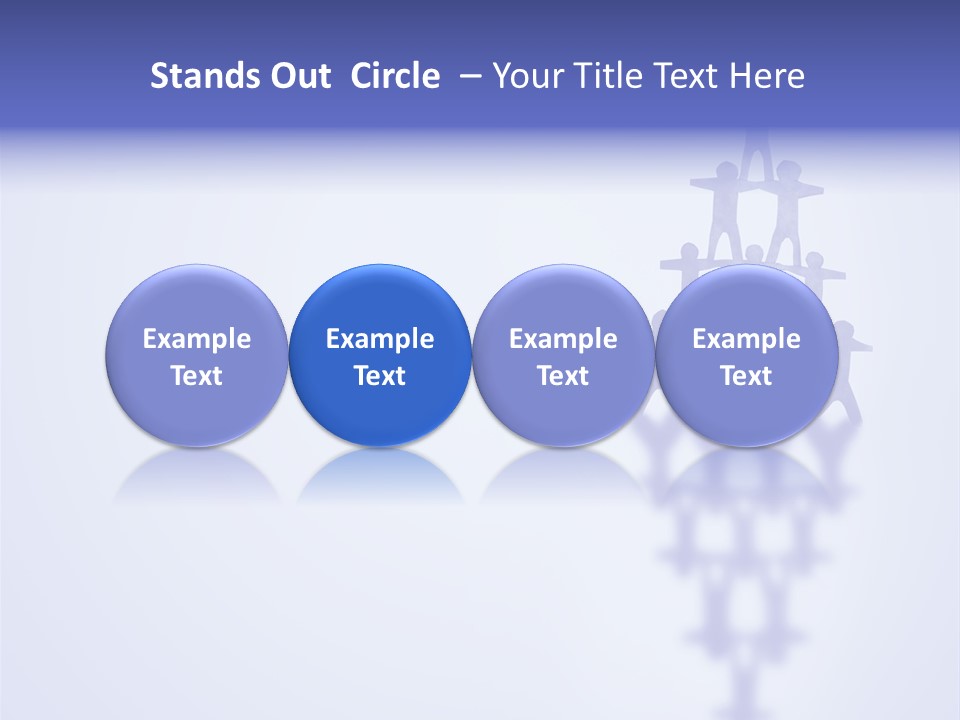 A Group Of People Standing On Top Of A Tower PowerPoint Template