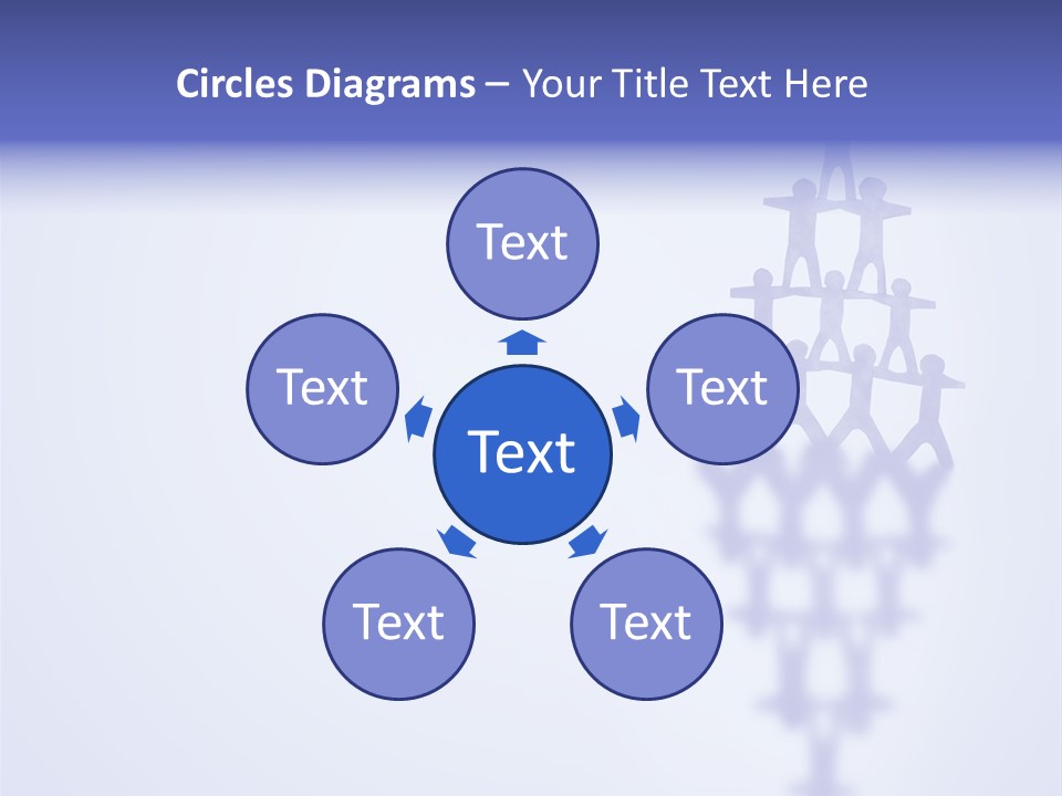 A Group Of People Standing On Top Of A Tower PowerPoint Template