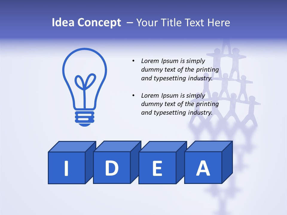 A Group Of People Standing On Top Of A Tower PowerPoint Template