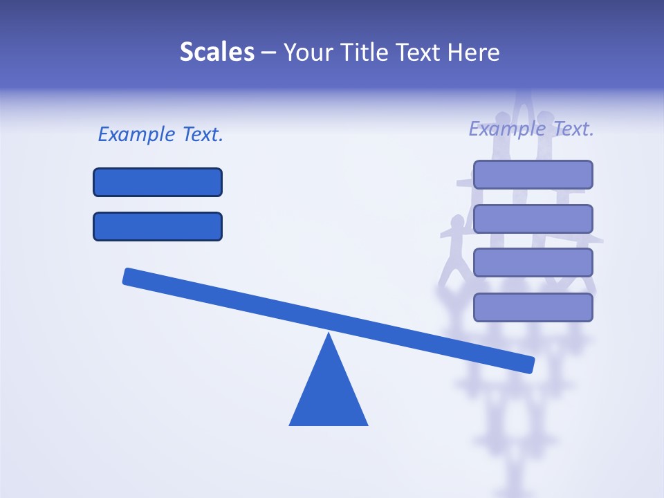 A Group Of People Standing On Top Of A Tower PowerPoint Template