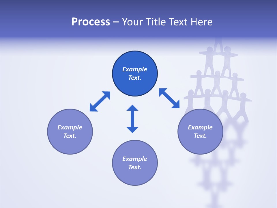 A Group Of People Standing On Top Of A Tower PowerPoint Template
