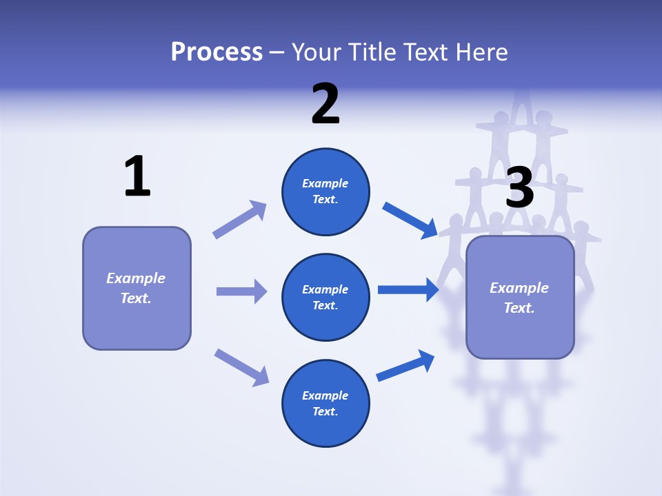 A Group Of People Standing On Top Of A Tower PowerPoint Template