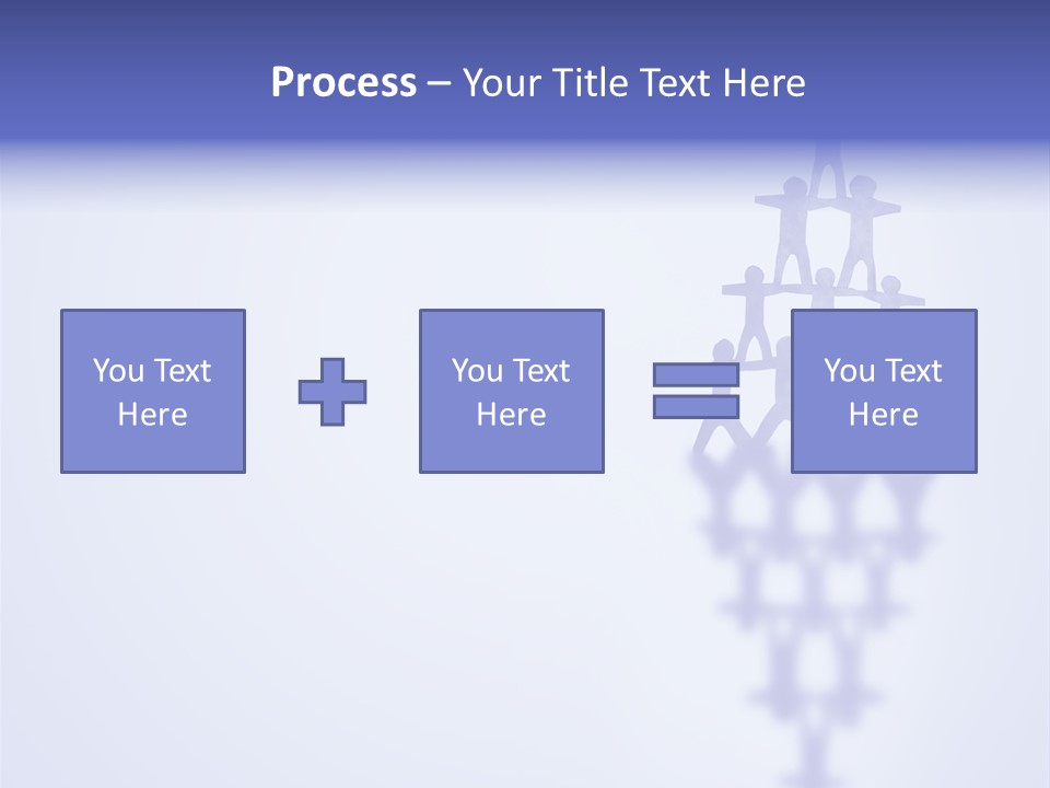 A Group Of People Standing On Top Of A Tower PowerPoint Template
