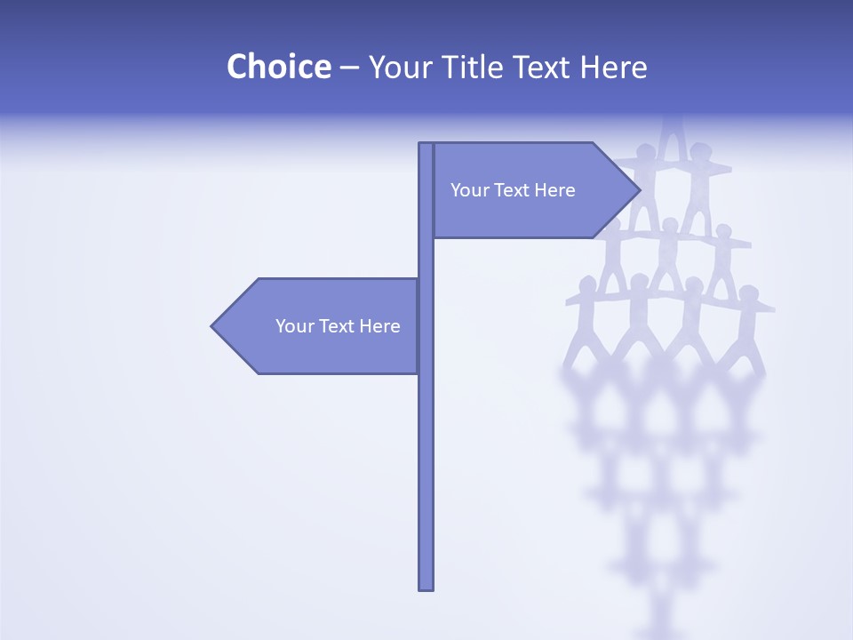 A Group Of People Standing On Top Of A Tower PowerPoint Template