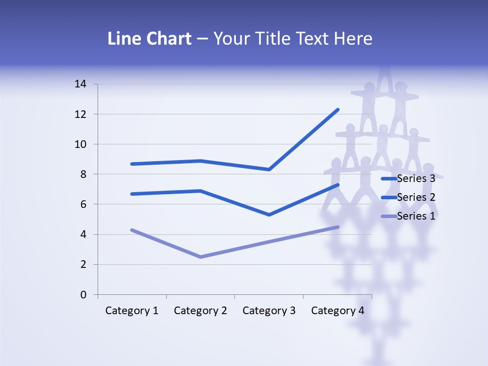 A Group Of People Standing On Top Of A Tower PowerPoint Template