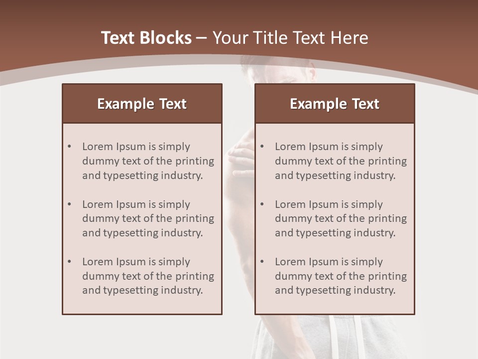 A Man With A Muscular Body Is Posing For The Camera PowerPoint Template