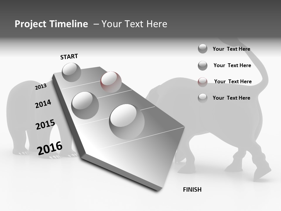 Tower Metropolis Korea PowerPoint Template