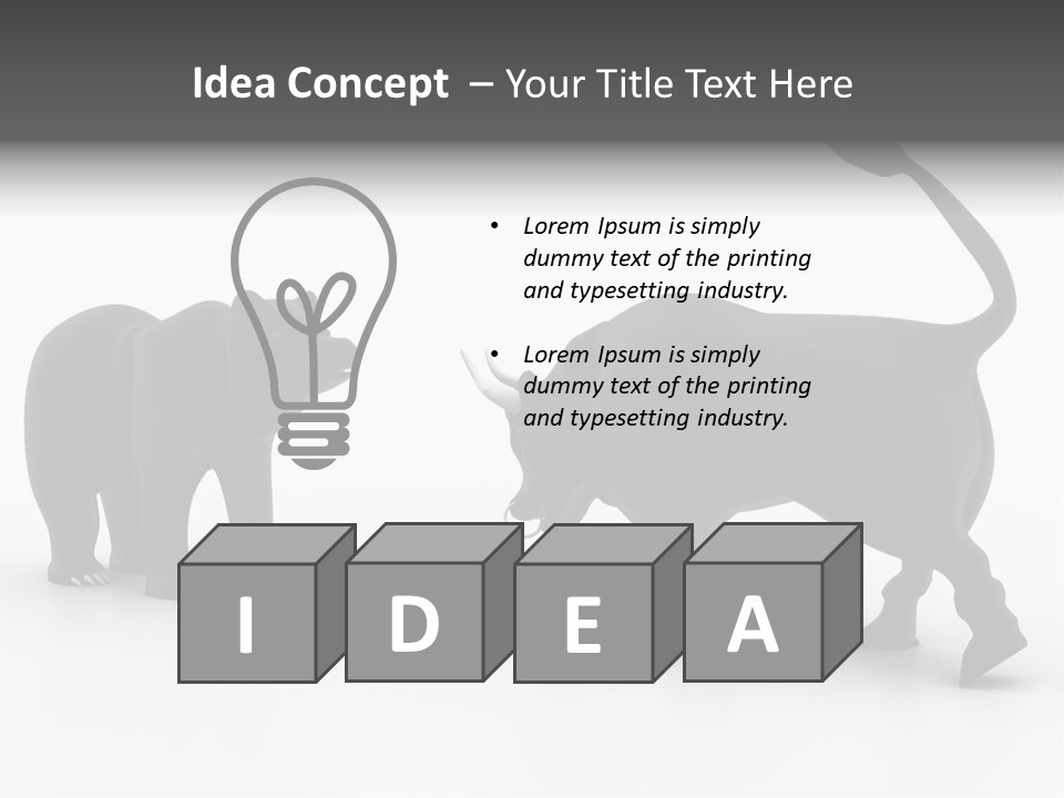 Tower Metropolis Korea PowerPoint Template