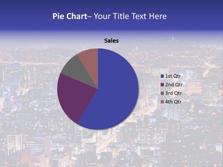 Tower Metropolis Korea PowerPoint Template