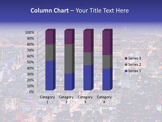 Tower Metropolis Korea PowerPoint Template