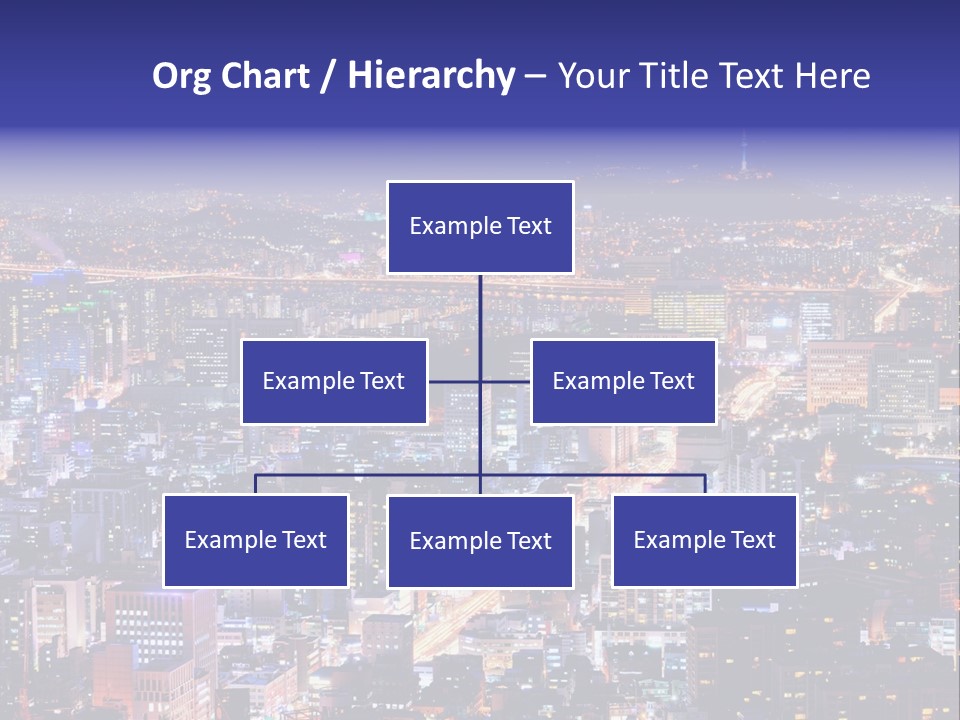 Tower Metropolis Korea PowerPoint Template