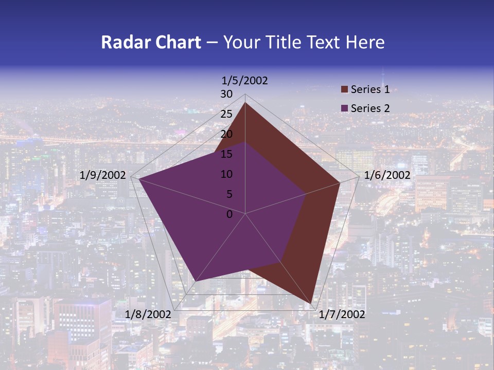Tower Metropolis Korea PowerPoint Template