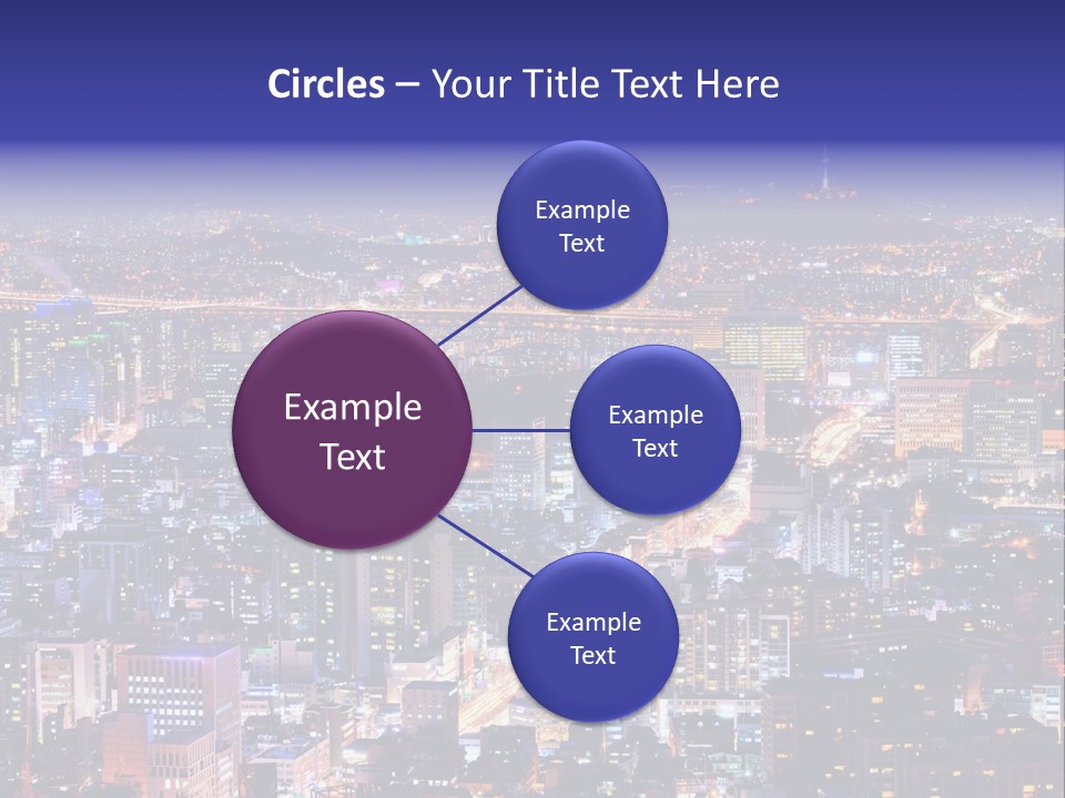 Tower Metropolis Korea PowerPoint Template