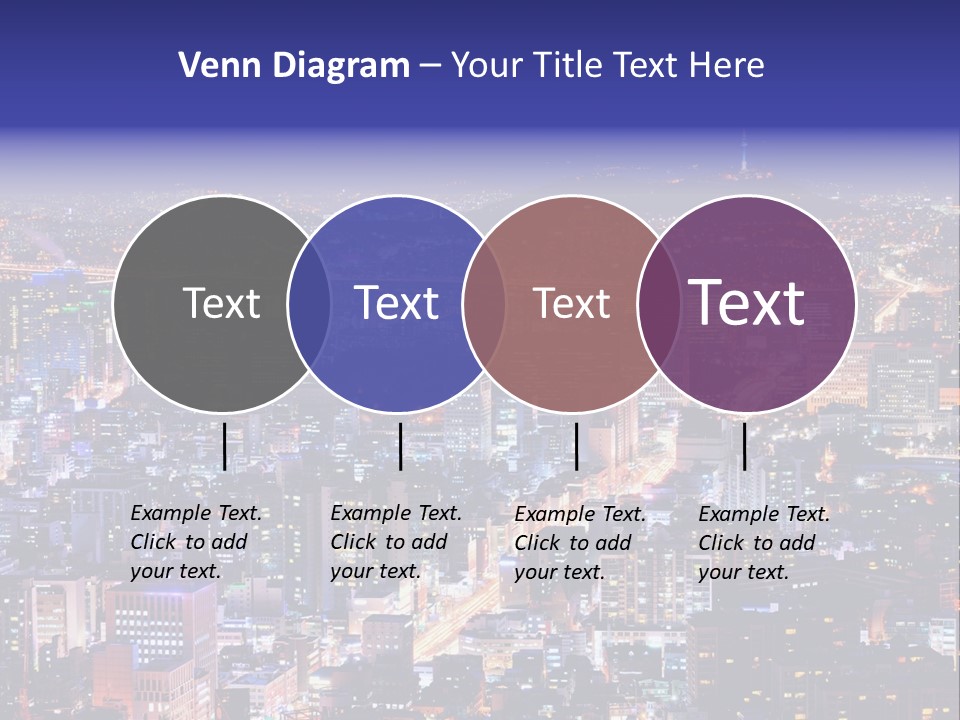 Tower Metropolis Korea PowerPoint Template