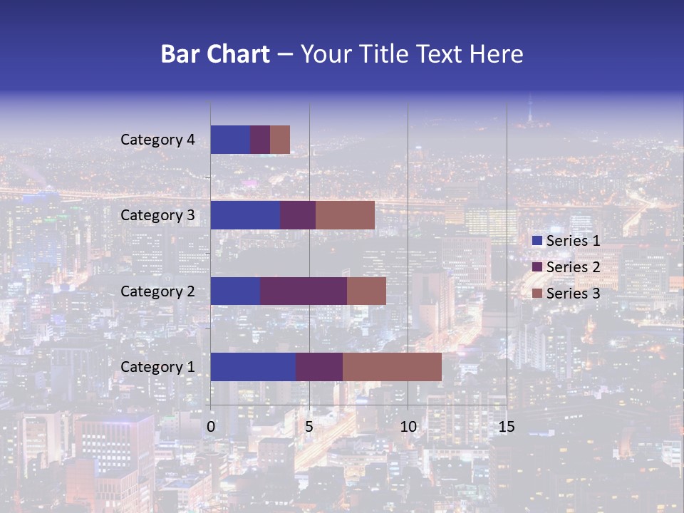 Tower Metropolis Korea PowerPoint Template