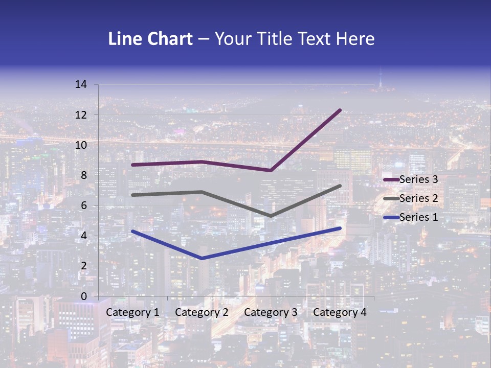 Tower Metropolis Korea PowerPoint Template