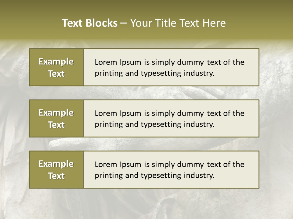 Movement Assistant Charitable PowerPoint Template