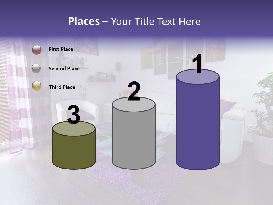 Purple Modern Glassy PowerPoint Template