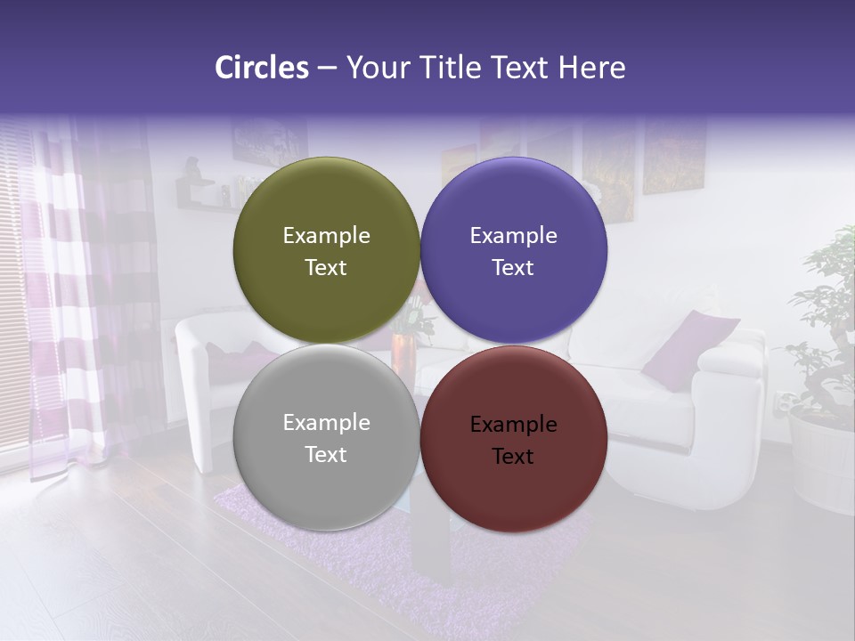 Purple Modern Glassy PowerPoint Template