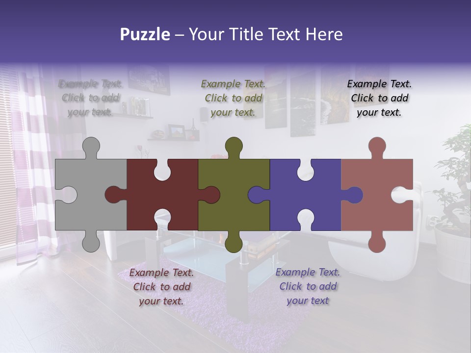 Purple Modern Glassy PowerPoint Template